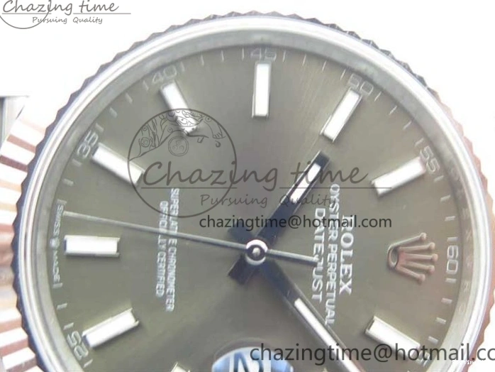 0102 New DateJust 41 126334 ARF 1:1 Best Edition 904L Steel Gray Dial on Jubilee Bracelet A2824 V Durable 3119